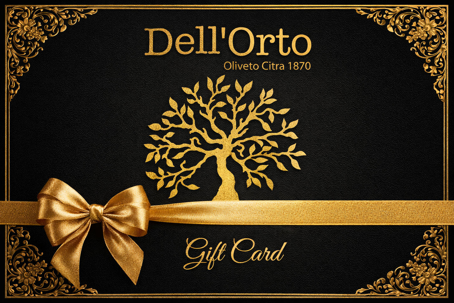 Dell'Orto Extra Virgin Olive Oil Gift Card