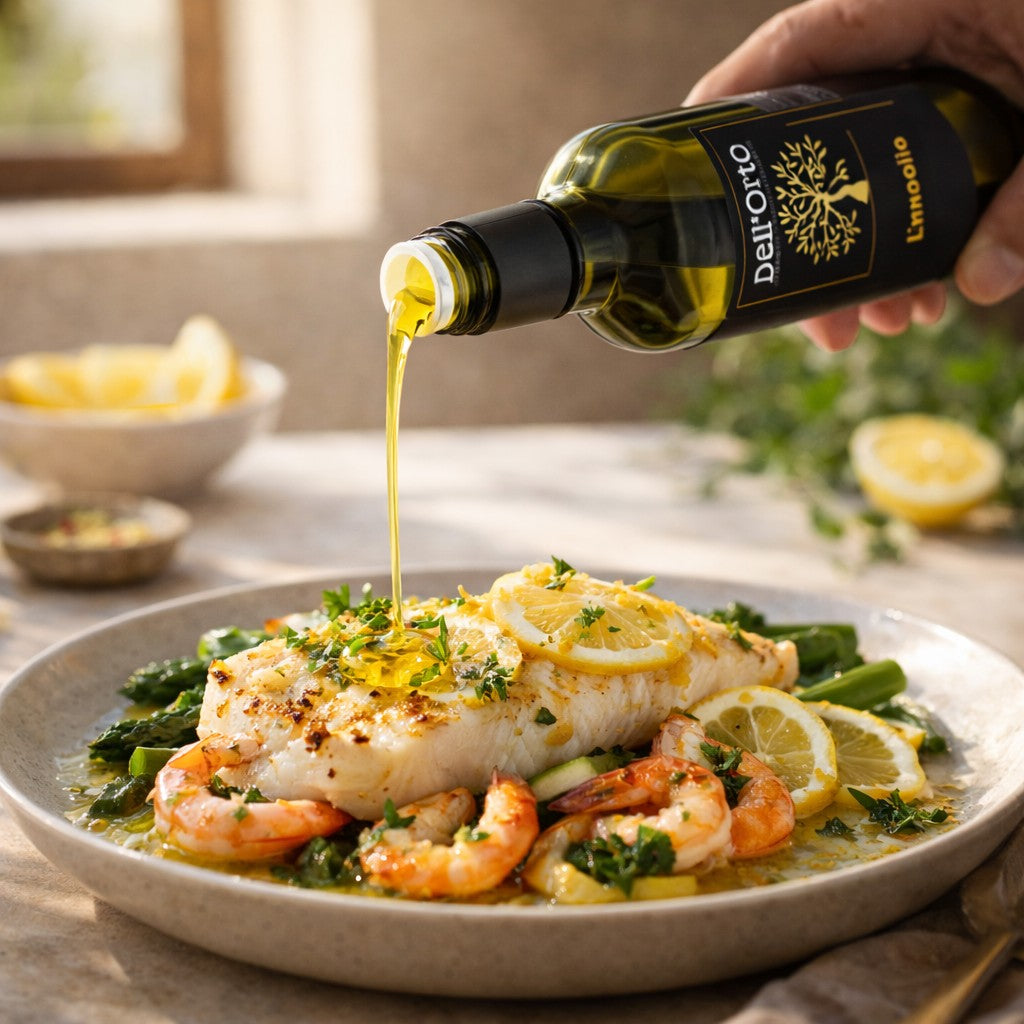 Dell'Orto Limonolio (Lemon-Infused) Olive Oil - 8.45 oz / 250 ml