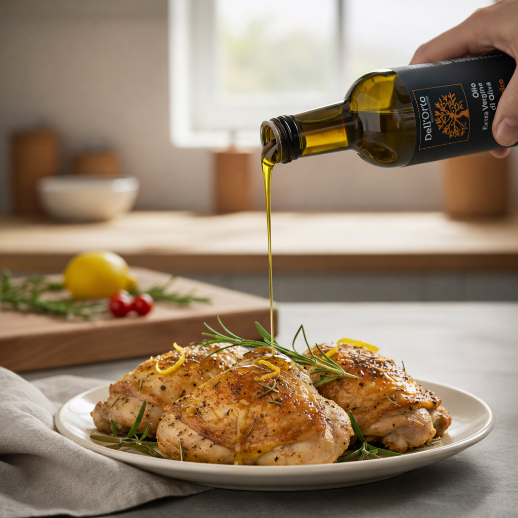 Dell'Orto Organic Extra Virgin Olive Oil - 16.9 oz / 500 ml – Dell