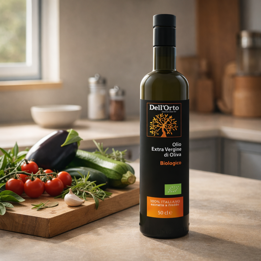 Dell'Orto Organic Extra Virgin Olive Oil - 16.9 oz / 500 ml – Dell