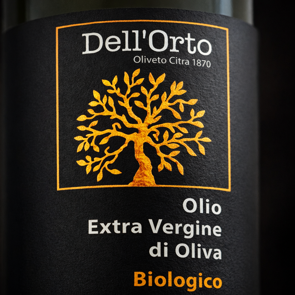 Dell’Orto Organic Extra Virgin Olive Oil - 16.9 oz / 500 ml