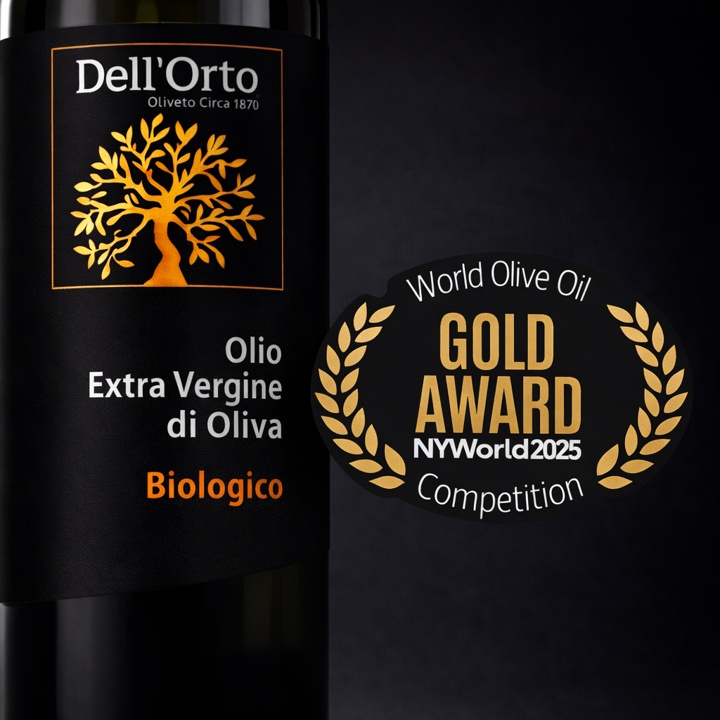 Dell'Orto Organic Extra Virgin Olive Oil - 101.4 oz / 3 Liter