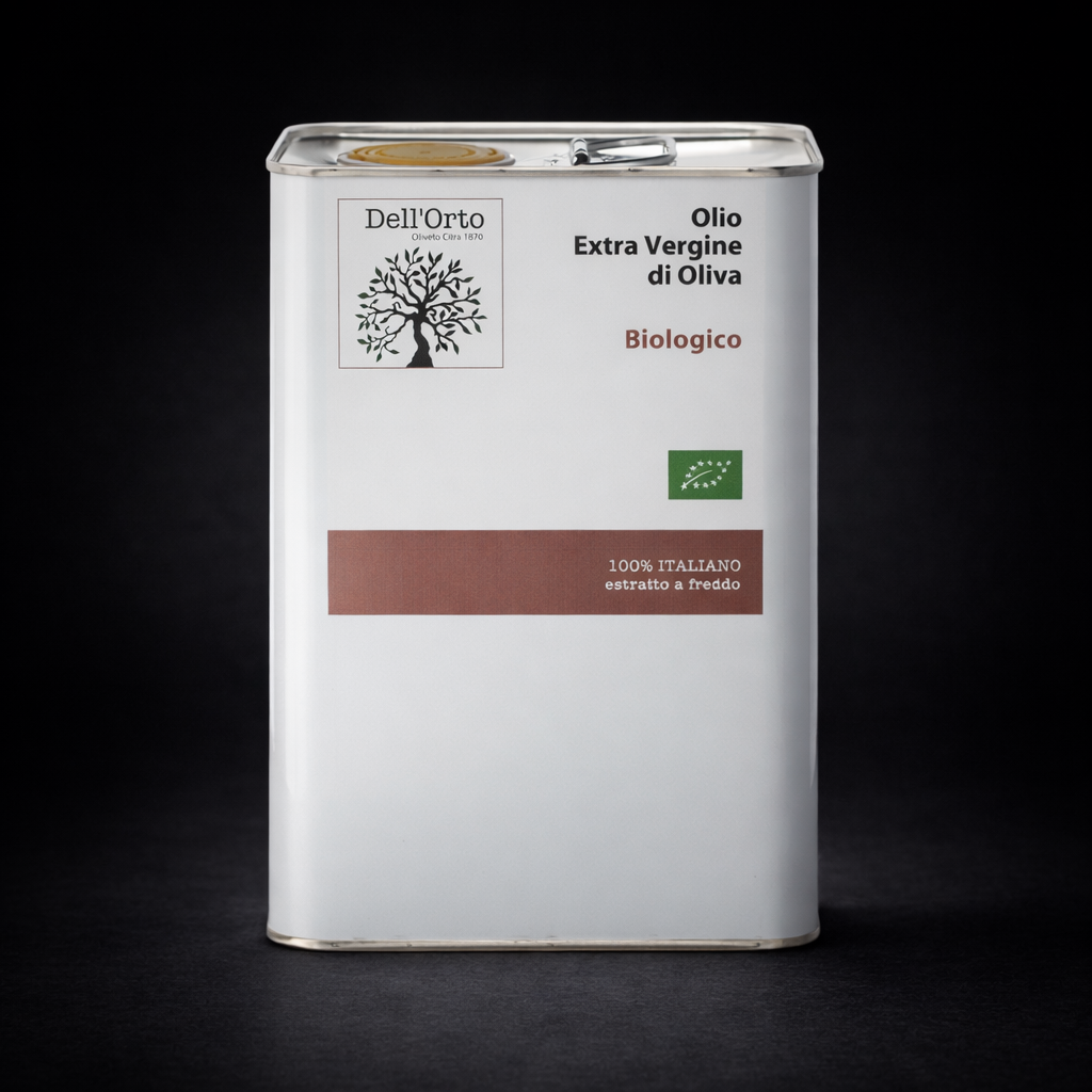 Dell’Orto Organic Extra Virgin Olive Oil - 101.4 oz / 3 Liter
