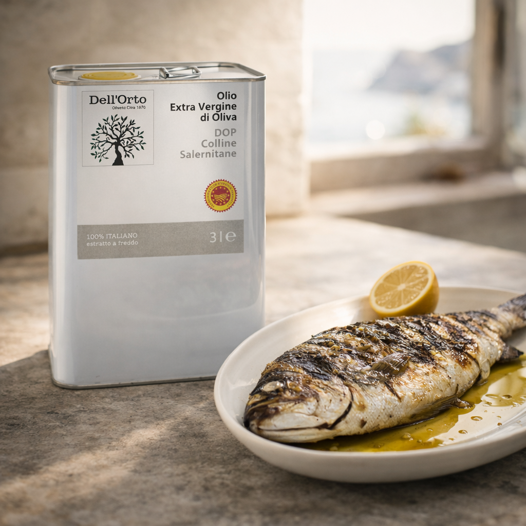 Dell’Orto PDO Extra Virgin Olive Oil - 101.4 oz / 3 Liter
