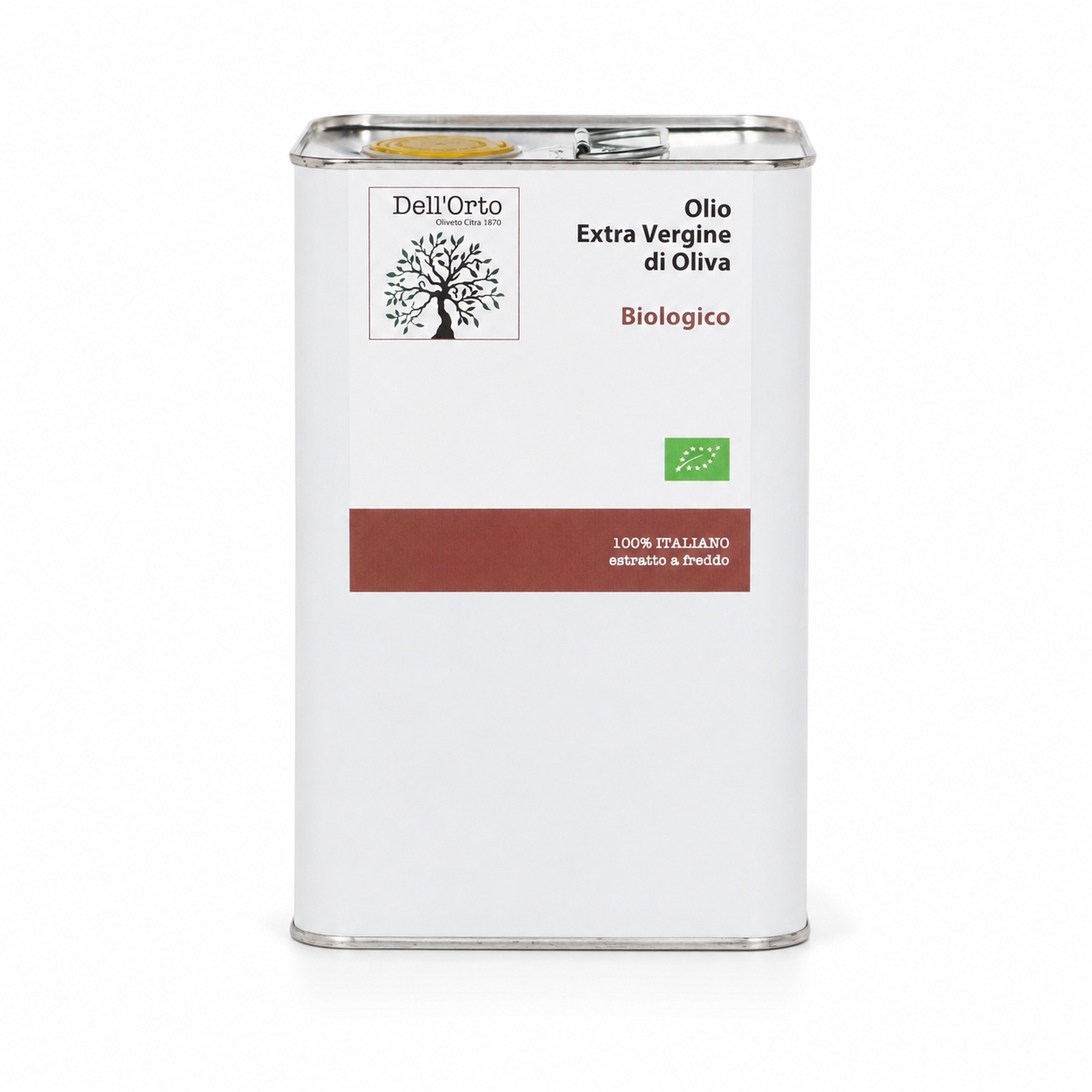 Dell’Orto Organic Extra Virgin Olive Oil - 101.4 oz / 3 Liter