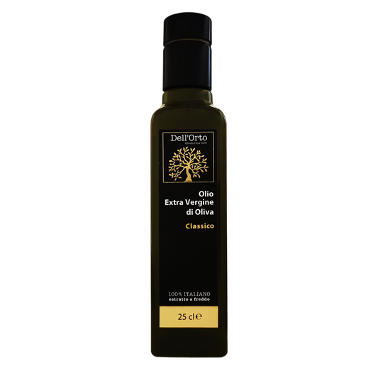 Dell’Orto Classic Extra Virgin Olive Oil – First Cold-Pressed, Pure Italian EVOO from Campania - 8.45 oz / 250 ml