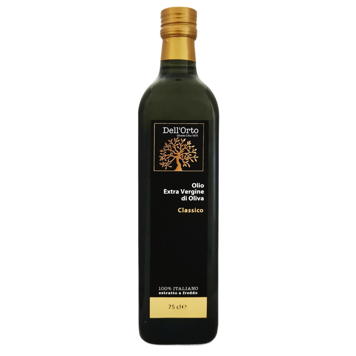 Dell’Orto Classic Extra Virgin Olive Oil – First Cold-Pressed, Pure Italian EVOO from Campania